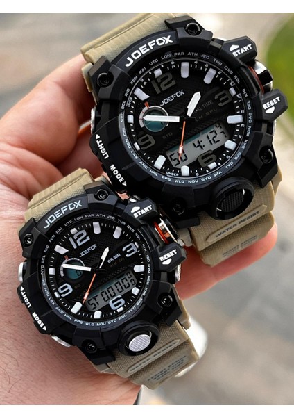 Digital ve Analog Çiftlere Özel 2 Yıl Garantili 3 Atm Suya Dayanıklı Çift Kol Saati Je.cft.01