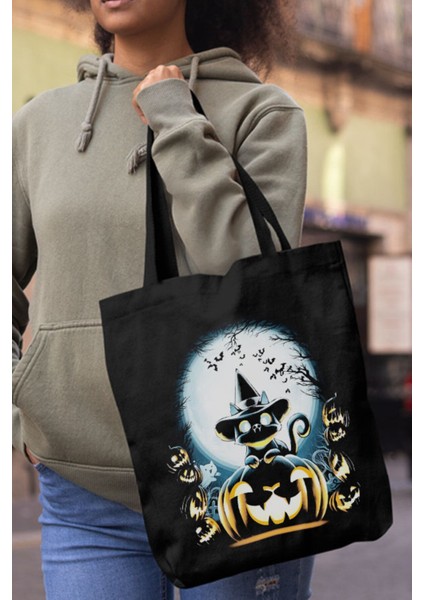 Siyah Unisex Kanvas Çanta, Şık ve Hafif Günlük Kullanım Için Ideal fırsatları