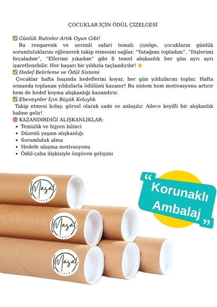 Magnet Alışkanlık Kazanım Tablosu- 30X40 cm indirimleri