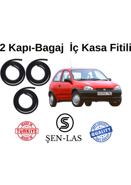 Opel Corsa B Tek Kapı Şen-Las 2 Kapı + Bagaj Fitili ŞL7205