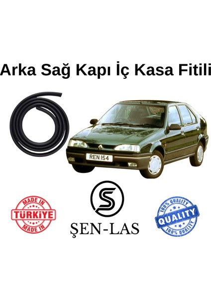 Renault Reno-19 Sedan (1992-1997) Şen-Las Sağ Arka Kapı Fitili ŞL3503