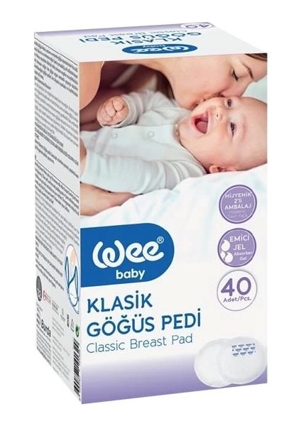Bfs Wee Baby Klasik Göğüs Pedi 40 Adet 132 fiyatları