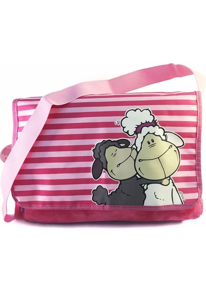 Turuncu Peluş Omuz Çantası, Rahat ve Şık Tasarım, Günlük Kullanım Için.