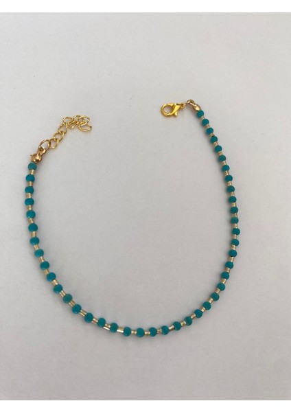 "mavi Boncuk Şerit Gold Renkli Halhal indirimleri