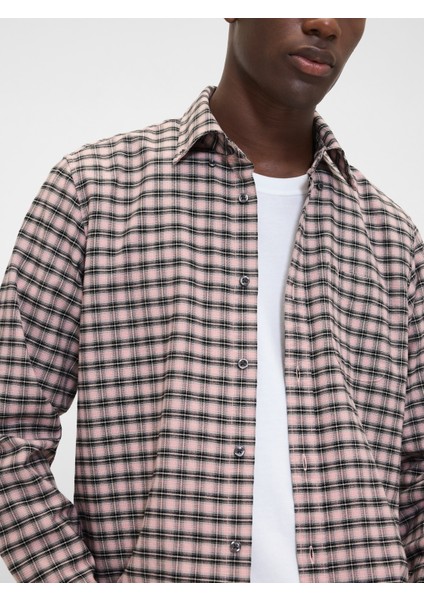 Erkek Pembe Standart Fit Oxford Gömlek modelleri