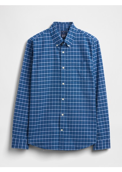 Erkek Koyu Mavi Standart Fit Oxford Gömlek fiyatları