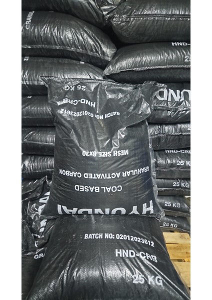 Kömür Bazlı Granül Aktif Karbon 25KG modelleri