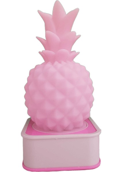 Renkli Silikon Ananas Dokunmatik Gece Lambası, Şık ve Kullanışlı Gece Aydınlatması