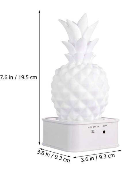 Renkli Silikon Ananas Dokunmatik Gece Lambası, Şık ve Kullanışlı Gece Aydınlatması modelleri