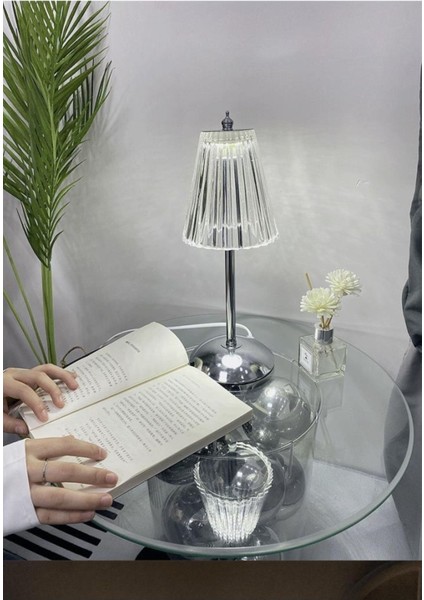 Kristal Elmas Masa Lambası, Kumandalı, Akrilik LED Gece Işığı, Romantik Tasarım fiyatları