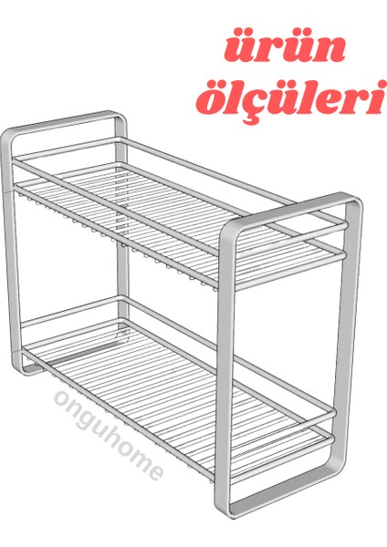 Tezgah Üstü Metal Organizer Raf Banyo Düzenleyicisi Mutfak Rafı Baharatlık Makyaj Standı Ofis Raf modelleri