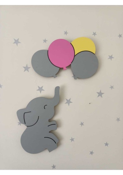 Lacivert Çocuk Odası Dekoratif Gece Lambası, Sıcak ve Şık Aydınlatma