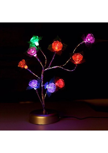 Şık Metalik Gece Işığı, Sıcak Atmosfer Yaratır, Modern Tasarım