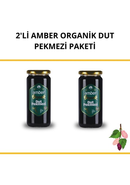 2'li Organik Dut Pekmezi Paketi 2X620 gr