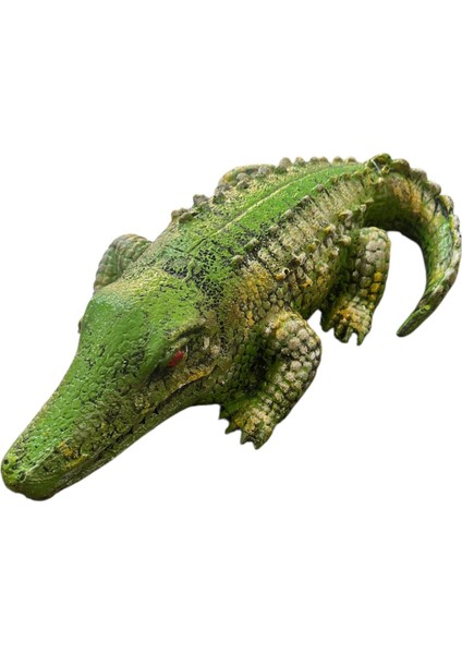 Premium Timsah Akvaryum Dekoru Büyük Boy