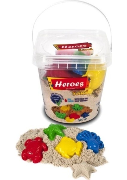 Kinetik Kum ve Deniz Hayvanları Kalıp Seti, Eğlenceli ve Öğretici Oyun Malzemeleri