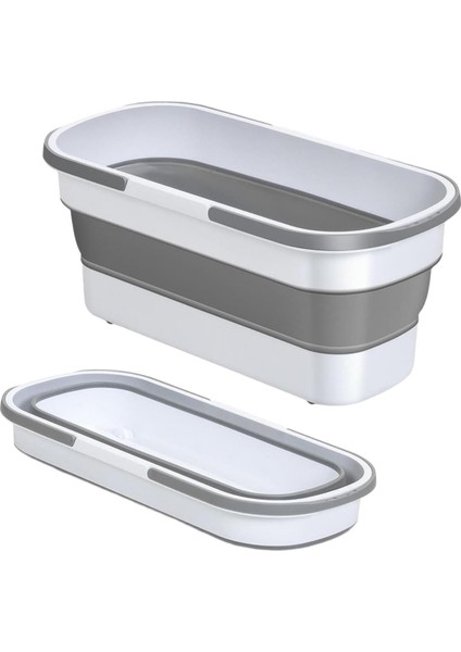 Tekerlekli Katlanabilir Temizlik -Çamaşır Kovası Gkh