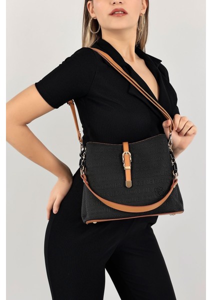 Kadın El ve Omuz Çantası, Şık ve Hafif Gri Tasarım