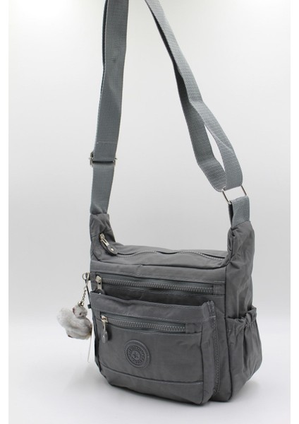 Suya Dayanıklı Kadın Omuz Çantası, Şık ve Kullanışlı, Gri Renk. modelleri