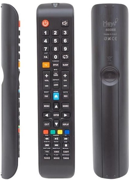 Skytech Sarı Tv Tuşlu Smart LCD LED Tv Kumanda