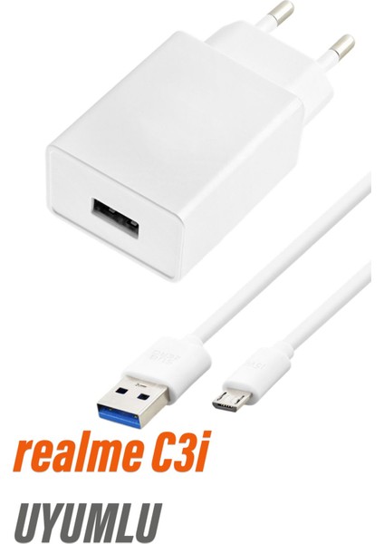 Realme C3I Şarj Aleti - Micro USB 12W