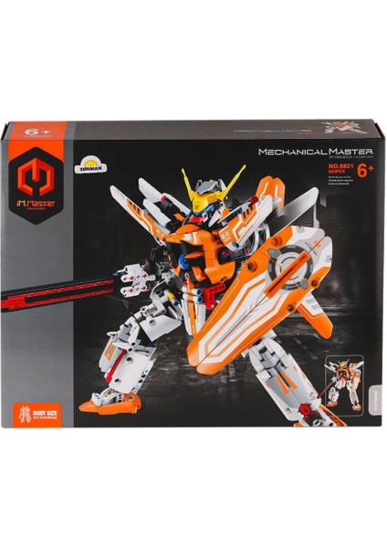 Bfs 6821 Imm Savaşçı Robot Blok Seti 833 Parça