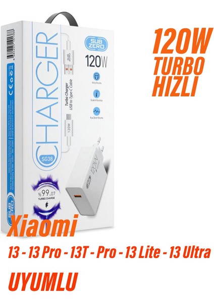 Xiaomi 13 - 13 Pro - 13T - Pro - 13 Lite - 13 Ultra Turbo Şarj Aleti 120W ve Kablosu fiyatları