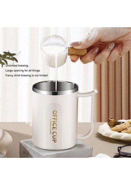 Paslanmaz Çelik Sızdırmaz Kaşıklı Kahve Termosu 500 ml Beyaz Ithal Ürün fiyatları