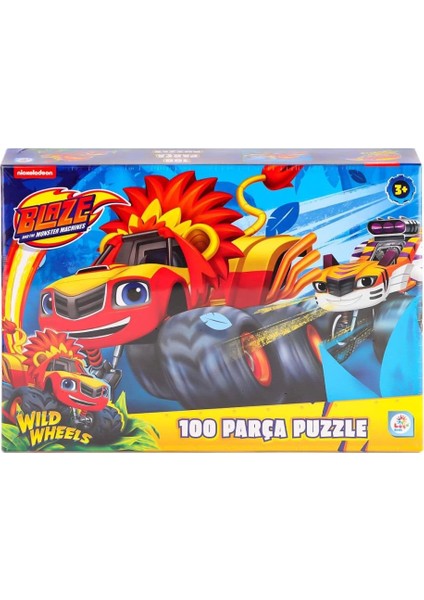 Bfs BL0048 Blaze Monster Machines 100 Parça Puzzle -Laçokids fiyatları