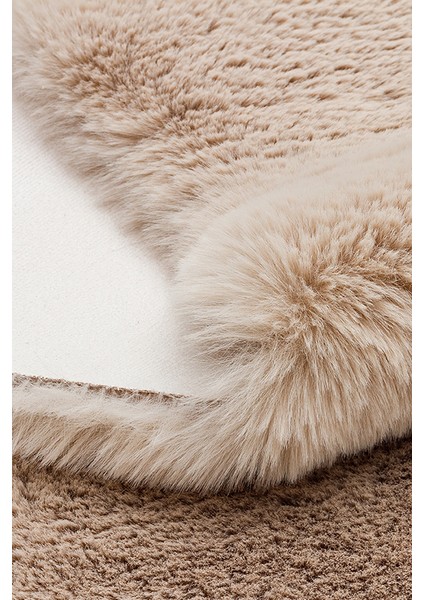 Mollis New Quard Beige Yumuşacık Dokulu Yıkanabilir Post Pelüş Halı indirimleri