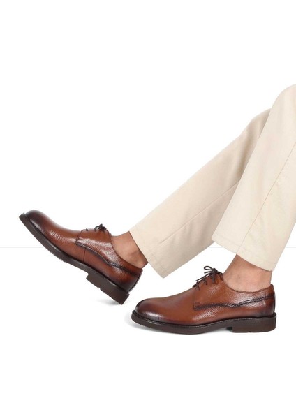 Erkek Taba Bağcıklı Deri Klasik Ayakkabı fiyatları
