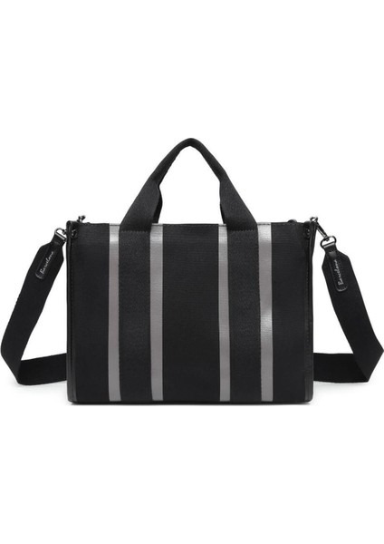 Şık Siyah Kanvas Kadın Omuz Çantası, Günlük ve Şık Kullanım Için Mükemmel Seçim modelleri