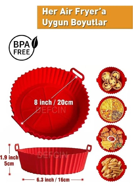 Airfrey Silikon Pişirme Kabı Gkh modelleri