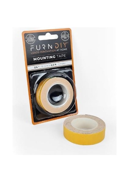 Çift Taraflı Yapışkanlı Montaj Bandı 19 mm x 2 Metre fiyatları