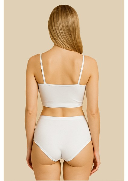 Yüksek Bel Toparlayıcı Modal Külot | Beyaz 4364 fiyatları