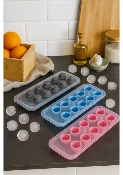 Doldurma Hazneli Sızdırmaz 3'lü Buz Kalıbı fiyatları