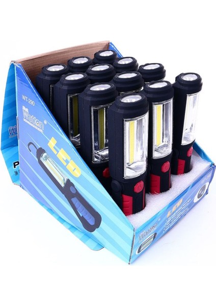 Çok Renkli Çalışma ve Kamp Lambası WT-290, Pratik ve Dayanıklı Işık Kaynağı modelleri