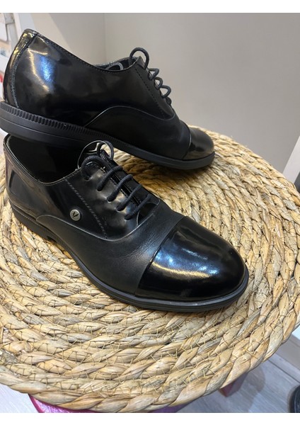 Siyah Rugan Makosen Ayakkabı modelleri