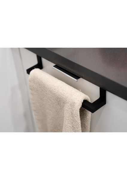 Mutfak Dolabı Askı Havluluk 200MM Boy Siyah ( 2ADET ) modelleri
