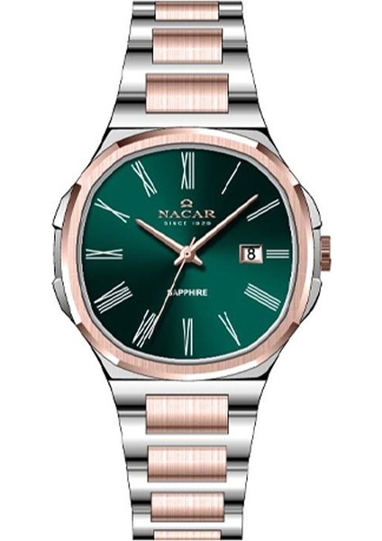 Safir Cam Klasik Gümüş - Rose Kadın Kol Saati NC33-398377-ENM