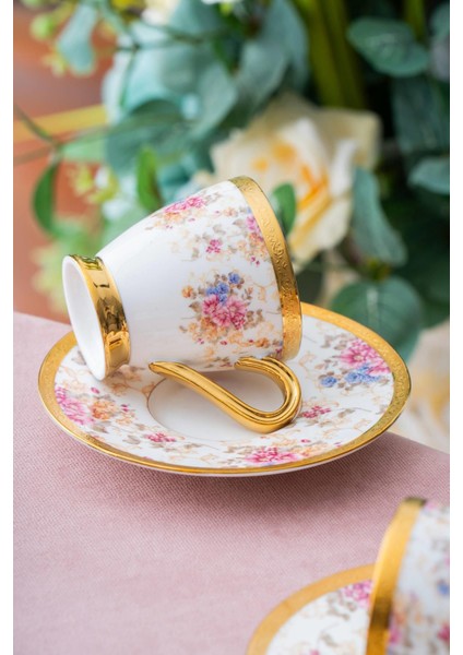 6 Kişilik Renkli Kahve Fincanı Takımı, 90 Ml, Şık ve Kullanışlı Set fiyatları