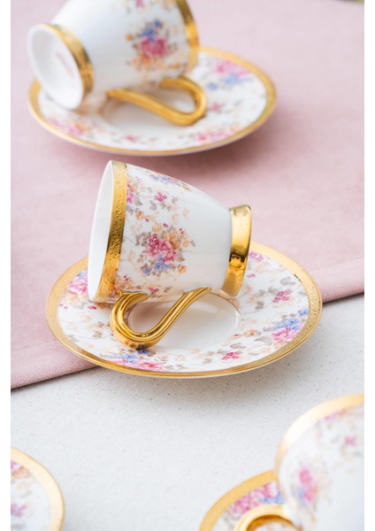 6 Kişilik Renkli Kahve Fincanı Takımı, 90 Ml, Şık ve Kullanışlı Set fırsatları