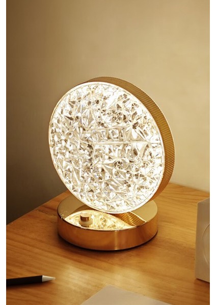 Şarjlı Kristal Elmas Masa Lambası, Dokunmatik LED Renkli Gece Işığı modelleri