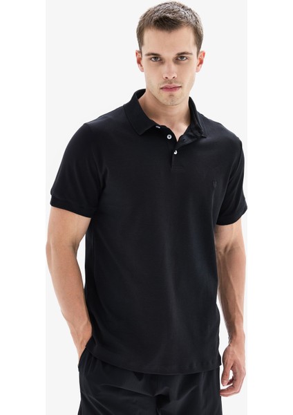 Erkek T-Shirt 40742 - Siyah