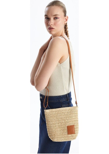 Hasır Omuz Çantası, Kadın, Kahverengi, Şık ve Hafif Tasarım fiyatları