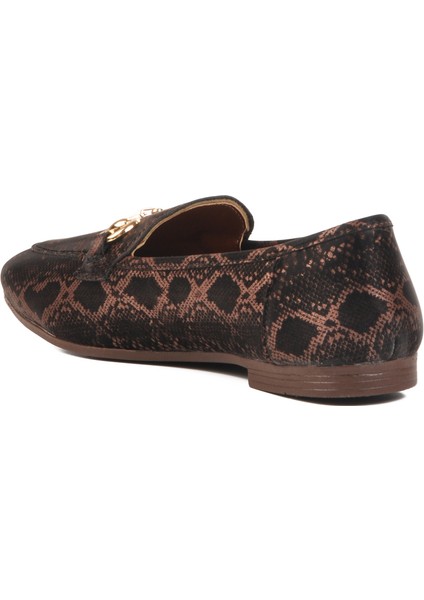 Kahve Desenli Kadın Babet B-22 Z fırsatları