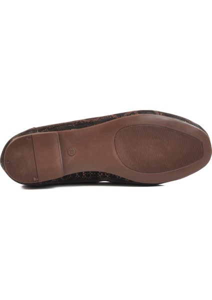 Kahve Desenli Kadın Babet B-22 Z indirimleri