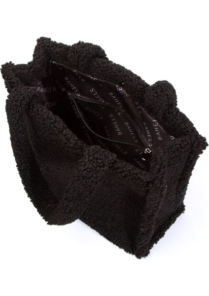 Peluş Siyah Omuz Çantası, Şık ve Rahat Günlük Kullanım Için Mükemmel Seçenek fiyatları