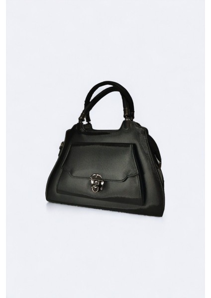 Şık Siyah Omuz Askılı Çanta, Hafif ve Zarif Tasarım