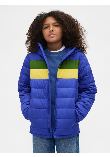 Erkek Çocuk Mavi Coldcontrol Şişme Ceket